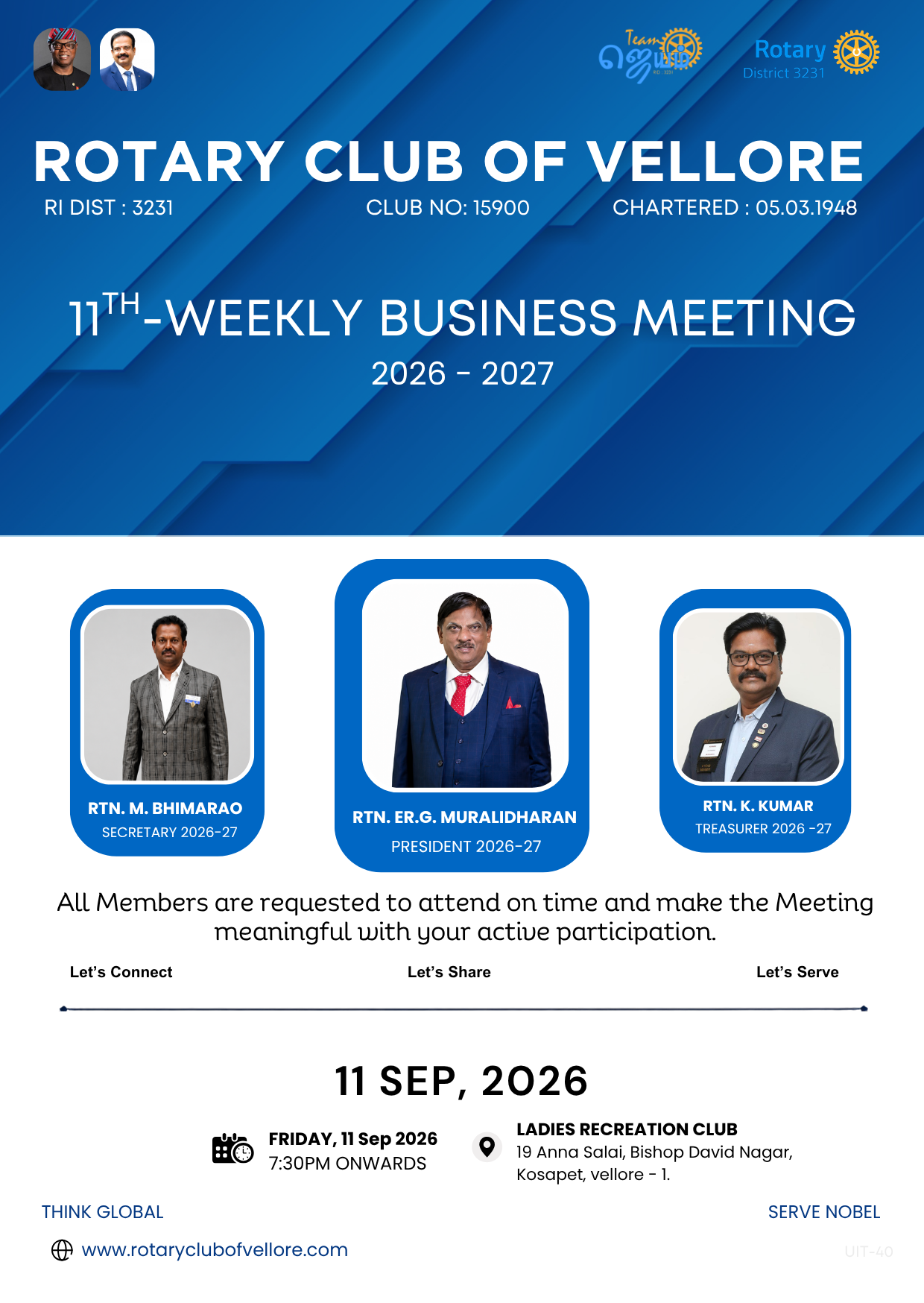 11 TH MEETING 2026-27